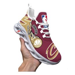 Custom Shoes CLE Canvas Shoes Jarrett Allen Shoes Caris LeVert Morris Charles Bassey Running Shoes Tristan Thompson Max Strus Flat Shoes Men Women Custom Shoes