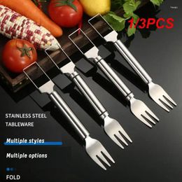 Forks 1/3PCS Watermelon Fork Stainless Steel Multi-purpose 2 In 1 Kitchen Fruit Cutting Atermelon Slicer Cutter