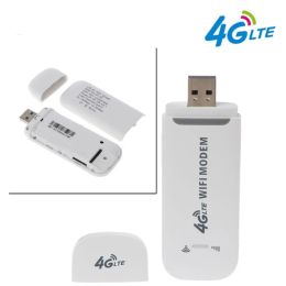 Routers 4G LTE USB Modem Network Adapter With WiFi Hotspot SIM Card 4G Wireless Router For Win XP Vista 7/10 Mac 10.4 IOS Hot Selling