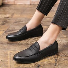 Casual Shoes Breathable Mens Loafers Brand Male Comfortable Driving Shoe Classic Slip On Luxury Leather Fashion Business Men