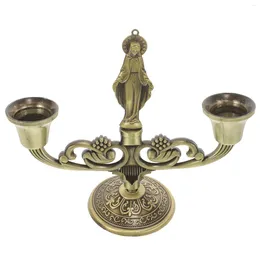 Candle Holders Taper Vintage Double-ended Pillars Wedding Retro Candlestick Creative Candleholder Stand