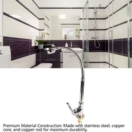 Bathroom Sink Faucets Kitchen Faucet Stainless Steel Shell 360 Degree Swivel Wide Compatibility Sprayer Easy To Install For Restaurant