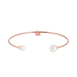 10pcset Fashion elegant glossy rose gold open beaded bracelet for women pearl bracelet trend jewelry6277618