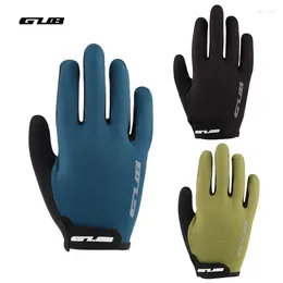 Cycling Gloves GUB MTB Bike Autumn Winter Full Finger Glove Bicycle Warm Touch Screen Long Wear Resistant Sport Mittens