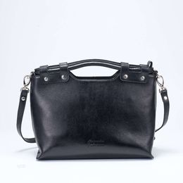 Women Top Grade Genuine Leather Shoulder Handbags Designer Ladies Womens Bucket Bags New Brand Luxury Office
