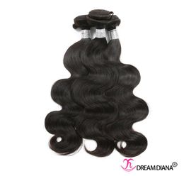 Brazilian Virgin Hair Bundles Body Wave Cheap Hair Extensions 3 or 4 Bundles Brazilian Human Hair Weave Same Direction Cuticle Rem1118427