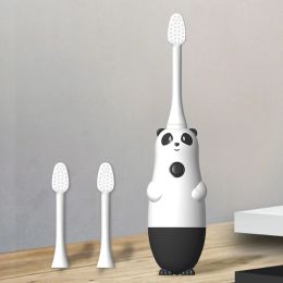 Heads Child Teeth Brush Cute Panda Kids electric Children's Toothbrush Sonic Soft Cleaning Whitening
