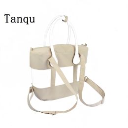 Bags 2021 Tanqu New Strap Belt Microfiber Fabric Backpack Kit with Zipper Trim for big Obag Classic Mini O bag
