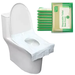 Toilet Seat Covers F5 30/10PCS Disposable Cover Portable Travel Camping El Bathroom Degradable Waterproof Mat Accessories
