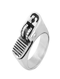 Design Cigarette Lighter Ring For Women Bijoux Simple Jewellery Friendship Gift Whole Stainless Steel Engagement Bands Wedding R85263392523