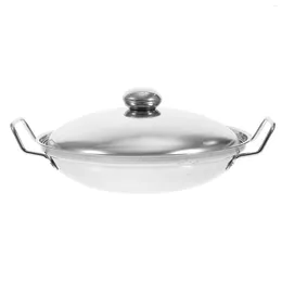 Double Boilers Stainless Steel Pot Household Soup Handle With Lid Kitchen Cookware Cooking Tool