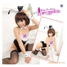 Fun Lingerie, Cute Rabbit Girl Uniform, Seductive Black Rabbit Outfit, Rabbit Girl Uniform