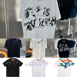 Designer T Shirt Man Womens Tshirt Summer Mens with Letters Print Short Sleeves Shirts Men Loose Tees Asian Size S XXL
