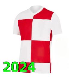 2024 Euro cup Modric Soccer Jerseys Croatia national team 24 25 BREKALO PERISIC football Shirt BROZOVIC KRAMARIC REBIC LIVAKOVIC Home away men kids kits Uniform 56