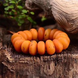 Bangle Live Show Baltic Old Beeswax Bracelet Amber Barrel Beads Cake For Men And Women