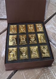 Saint Seiya Myth Cloth Gold EX Pandora Box Aries Gemini Cancer Leo Virgo Libra Scorpio Sagittarius Aquarius Pisces Set 12 Figure Y8923209