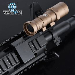 Scopes WADSN 45° Offset Adaptive Light Mounting For SF M600 M300 Tactical Flashlight Airsoft Mount Base 20mm picatinny Rail Hunting