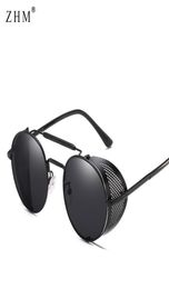 Sunglasses Steampunk Goggles Retro Men Punk Round Women Brand Designer Sun Glasses For Male UV4002290749