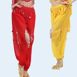 Stage Wear Women Belly Dance Costume Trousers Tribal Pants India Bollywood Oriental Egypt Dancewear Performance Bloomers