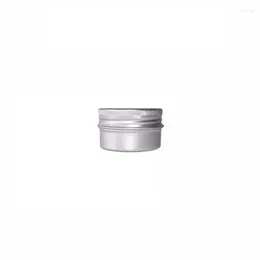 Storage Bottles 100PCs 5g Aluminum Jar With Screw Cap Empty Cosmetic Container Cream Sample Tins 5ml Lip Small Metal Pot Nail Art