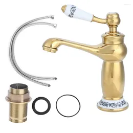 Bathroom Sink Faucets Stylish Antique Gold Brass Basin Faucet And Cold Water Tap For El Home Use