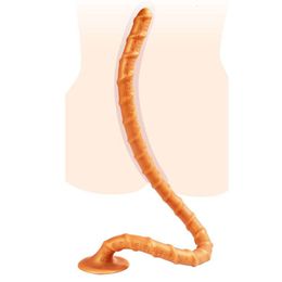 Hot Selling Long Deep Anal Dildo Prostate Massage Colon Plug sexy Toys For Women/Men Masturbator Butt Spiral