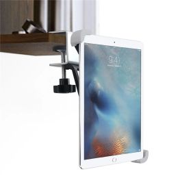 Stands Kitchen Tablet Stand Holder for Desktop Metal Clamp Holder Stand for iPad Samsung Xiaomi Huawei Cabine Tablet Mount Phone Holder