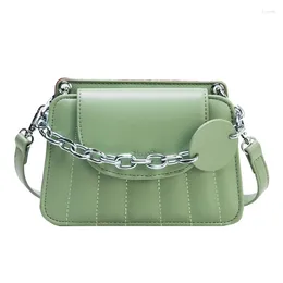 Shoulder Bags 2024 Luxury Handbags Women Designer Fashion PU Leather Sewing Chain Women's Bag Purses And