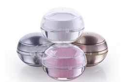 Refillable Plastic Blank Cosmetic Ball Container 5g Packaging Bottles Makeup Lip Balm Jar Eye Gloss Face Cream Case5681807