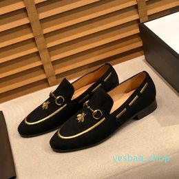 New Arrival Bee Mens Gommino Loafers Dress Drive Office Leisure Suede Leather Walk Brand Shoes Size