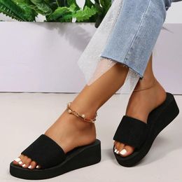 Slippers Summer Women Shoes 2024 Fashion Comfort Plus Size Sequined Flat Sandals Sandalias De Mujer