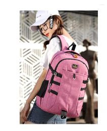 Backpack Men's Students School Bags Women Business 15.6"Laptop College Teenager Bagpack Oxford Computer R