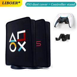 Cases PS5/PS5 Slim Dust Cover Antiscratch Dustproof Waterproof Shell Washable Protective Case for PS5/PS5 Slim Disc&Digital Console