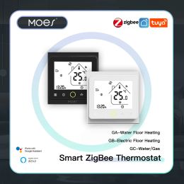 Control Zigbee Smart Thermostat Temperature Controller Hub Required Water/electric Floor Heating Water/gas Boiler with Alexa Google Home
