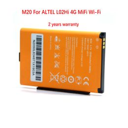 Routers 2050mAh M20 M100 Battery For ALTEL L02Hi 4G Wifi Router Mini 3G 4G Lte High Quality