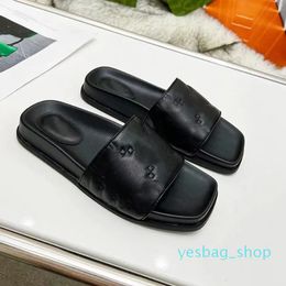 Designer Flats Plataforma de couro Sandálias leves abertas de dedos do pé