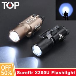 Scopes WADSN Tactical SF X300 X300U Pistol Flashlight LED Light Fit 20mm Rail Airsoft Weapon Hunting Metal Torch Gun Rifle Scout Light