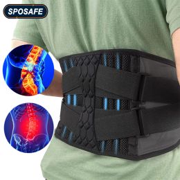 Belts Adjustable Lumbar Support Brace Breathable Lightweight Back Support Belts for Lower Back Pain Relief Herniated Disc Scoliosis