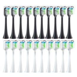 Heads 10PCS Replacement Brush Heads For SOOCAS X3/X3U/X5 Sonic Electric Toothbrush DuPont Soft Suitable Vacuum Bristle Nozzles