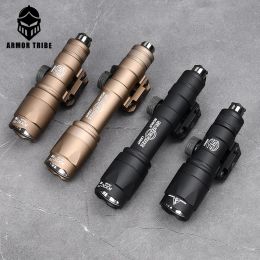 Scopes Airsoft Surefir M300 M300A M600 M600C Flashlight White Light For Airsoft Hunting MINI Scout Light High Lumen Weapon Light Switch