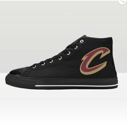 Custom Shoes CLE Canvas Shoes Emoni BatesShoes Max Strus Marcus Morris Charles Bassey Running Shoes Tristan Thompson Max Strus Flat Shoes Men Women Custom Shoes