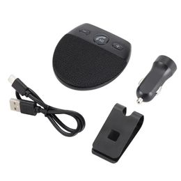 Wireless Vehicle Car Bluetooth Speakerphone Sun Visor Car Accessories Bluetooth V5.0 Speakers Handsfree Car Kit Hands-free