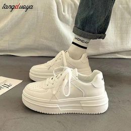 Casual Shoes Girl Student White Spring All-match Ins College Style Sports Trend Sneakers Platform