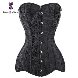 Sets White Bridal Corselet Long Torso Waist Training Corset Lingrie Bones Overbust Hourglass Body Shaper Corset Size Xs6xl 942#