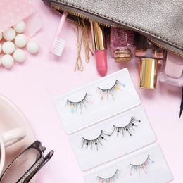 False Eyelashes Lash Extension Colour Lashes Wispy Natural Look Coloured Extensions Cosplay Fake