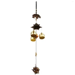 Decorative Figurines Antique Metal Elephant Windchime Church Bells Wind Chimes Door Hanging Decoration