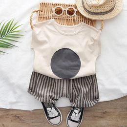 Clothing Sets Toddler Boy Outfits Summer Baby Boys Clothes 3 Years Korean Style Short Sleeve T-shirts And Shorts Two Piece For