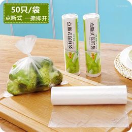 Storage Bags Disposable Dot-break Bag Food Large Roll Household Hand Tear Refrigerator Fruit Plastic