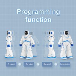 Electricrc Hayvanlar Rc Robot Oyuncaklar Çocuklar İçin Erkekler Akıllı Programlanabilir Uzaktan Kumanda Robotik Not Algılama Robo Inteligente