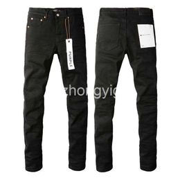 Motorcycle Ksubi Jeans Purple Brand Jeans American High Street Black Pleated Basicljp FMSA